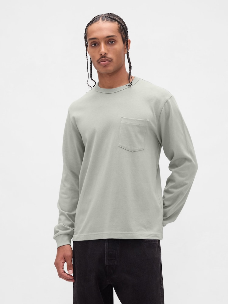 Gap Green Heavyweight Relaxed T-Shirt - Image 1 of 4