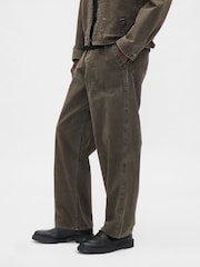 Gap Brown Canvas Baggy Carpenter Jeans - Image 3 of 5