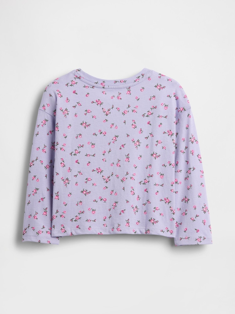 Gap Purple Mix and Match Drop-Shoulder T-Shirt (6mths-5yrs) (6mths-5yrs) - Image 2 of 2