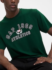 Gap Green Everyday Soft Relaxed Graphic T-Shirt - Image 4 of 4