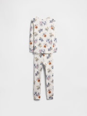 Gap White Pumpkin Disney Lilo & Stitch Pyjama Set (6mths-5yrs) (6mths-5yrs) - Image 1 of 3