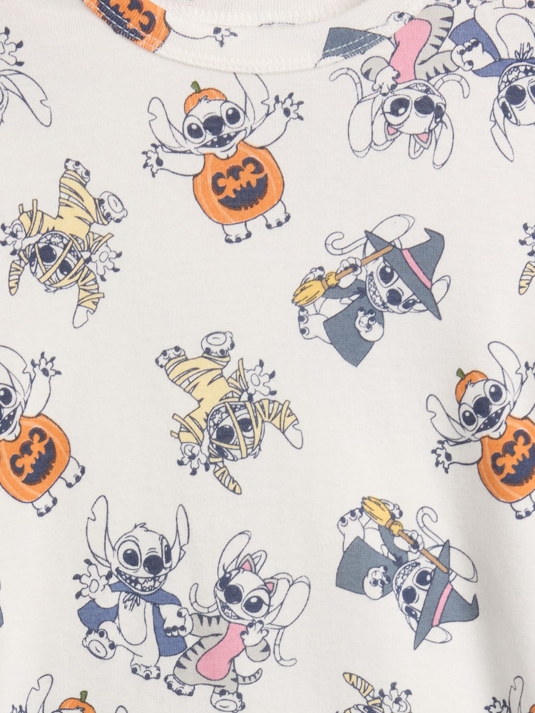 Gap White Pumpkin Disney Lilo & Stitch Pyjama Set (6mths-5yrs) (6mths-5yrs) - Image 3 of 3 Gap White Pumpkin Disney Lilo & Stitch Pyjama Set (6mths-5yrs) (6mths-5yrs) - Image 3 of 3