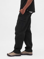 Gap Black Relaxed Cargo Trousers - Image 3 of 5
