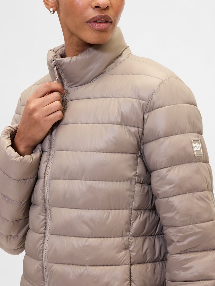 Gap Cream ColdControl Puffer Jacket - Image 4 of 4