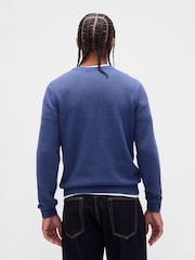Gap Blue Classic Crew Neck Sweatshirt - Image 2 of 4