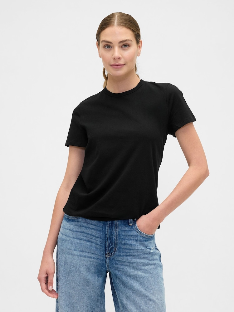Gap Black Favourite Crew Neck T-Shirts 2 Pack - Image 1 of 4