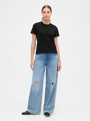Gap Black Favourite Crew Neck T-Shirts 2 Pack - Image 3 of 4