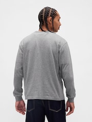 Gap Grey Heavyweight Relaxed T-Shirt - Image 2 of 4