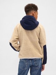 Gap Beige Sherpa Jacket (4-13yrs) - Image 2 of 6