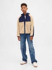 Gap Beige Sherpa Jacket (4-13yrs) - Image 3 of 6