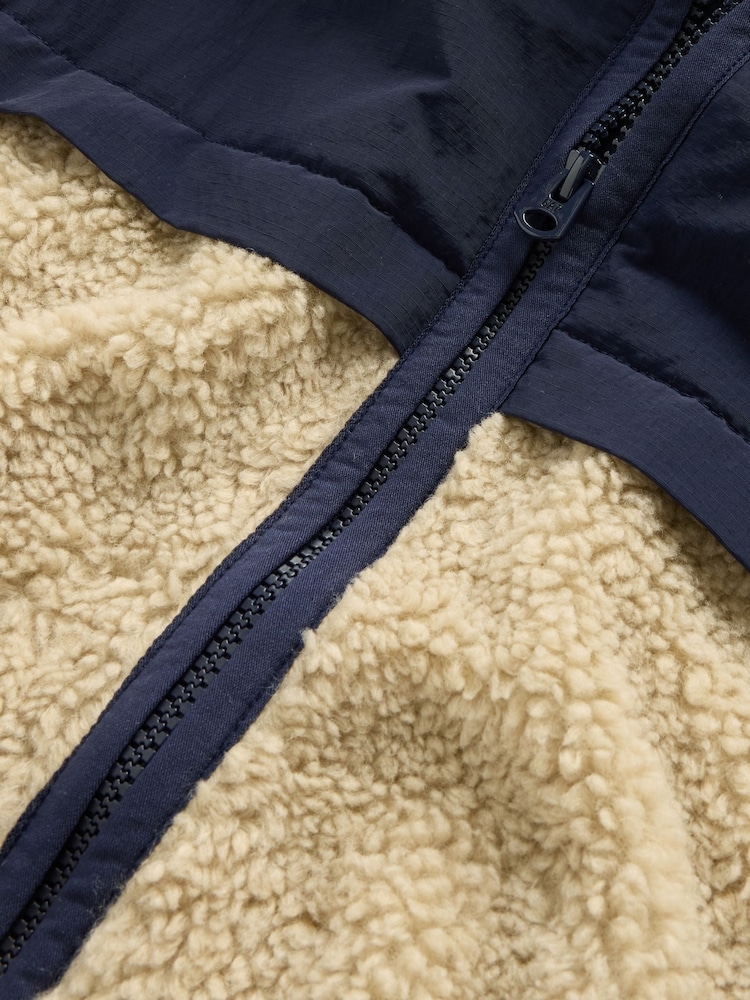 Gap Beige Sherpa Jacket (4-13yrs) - Image 6 of 6