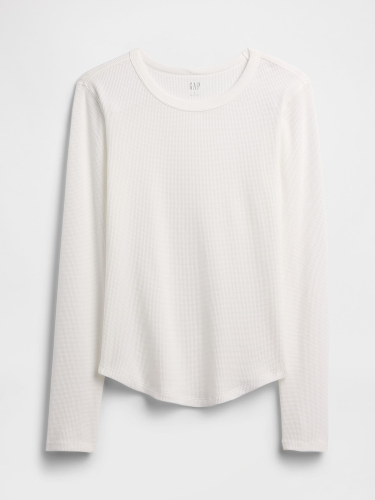 Bela - Gap Waffle Knit Long Sleeve T-Shirt - Slika 3 iz 3