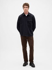 Gap Brown Corduroy Straight Trousers - Image 4 of 5