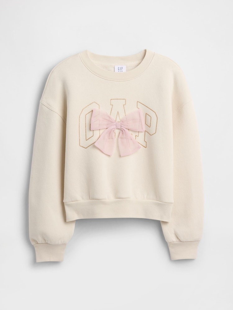Gap Cream Oversized Graphic Sweatshirt (4-13yrs) (4-13yrs) - Image 1 of 3 Gap Cream Oversized Graphic Sweatshirt (4-13yrs) (4-13yrs) - Image 1 of 3