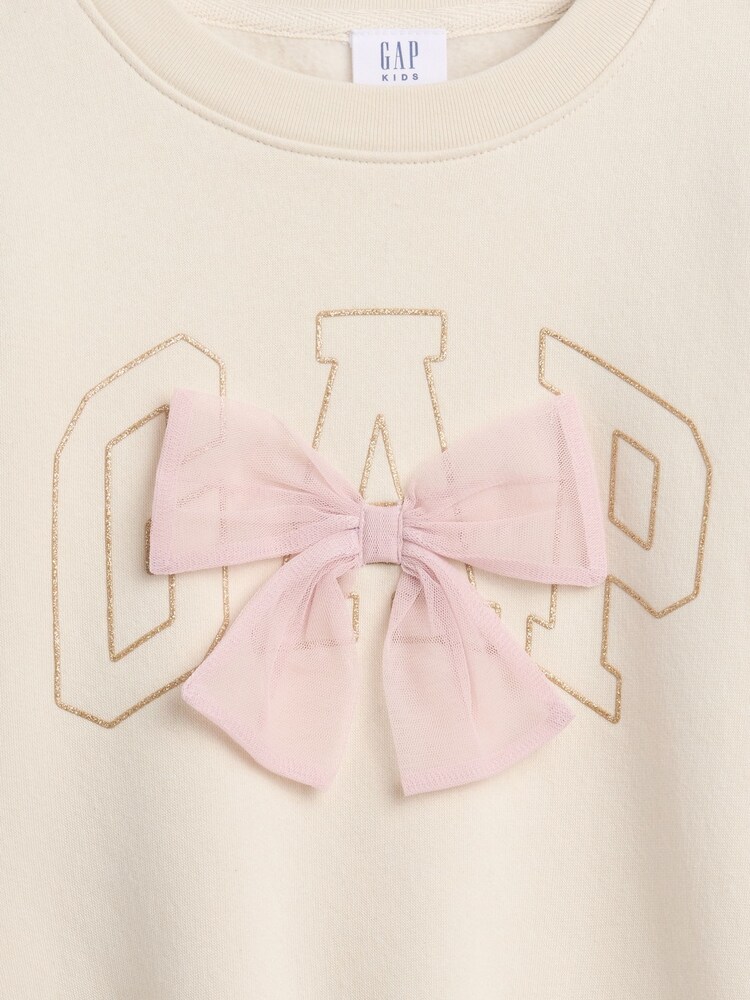 Gap Cream Oversized Graphic Sweatshirt (4-13yrs) (4-13yrs) - Image 3 of 3