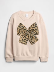 Gap Light Pink Oversized Graphic Sweatshirt (6mths-5yrs) (6mths-5yrs) - Image 1 of 3