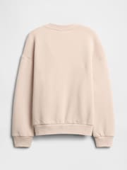 Gap Light Pink Oversized Graphic Sweatshirt (6mths-5yrs) (6mths-5yrs) - Image 2 of 3