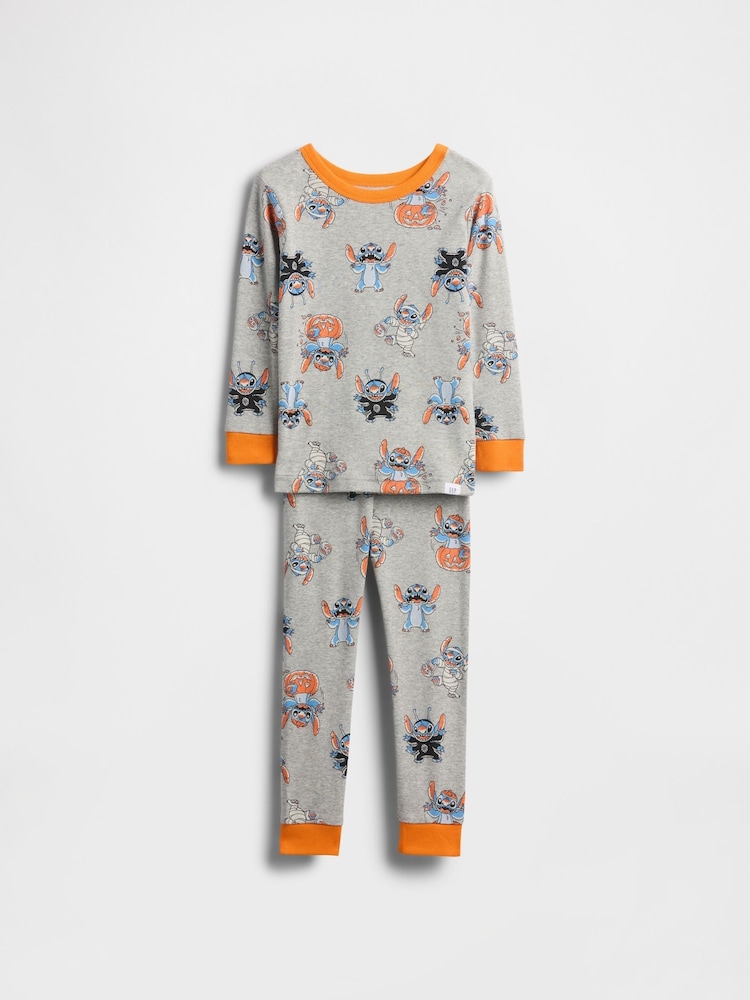 Gap Grey × Disney Brushed Cotton Halloween Pyjamas Set (6mths-5yrs) (6mths-5yrs) - Image 1 of 2 Gap Grey × Disney Brushed Cotton Halloween Pyjamas Set (6mths-5yrs) (6mths-5yrs) - Image 1 of 2