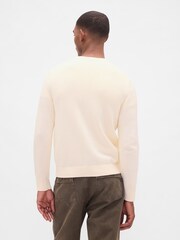 Gap Cream Classic Crew Neck Jumper - Image 2 of 4