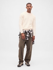 Gap Cream Classic Crew Neck Jumper - Image 3 of 4