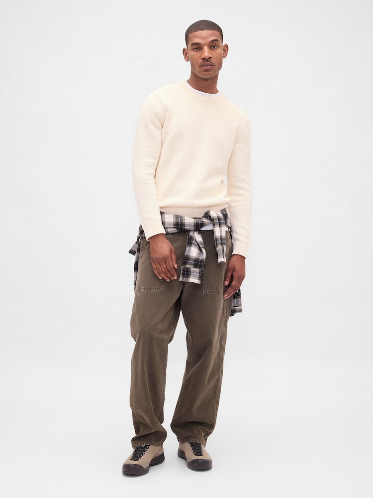 Cream - Gap Classic Crew Neck Jumper - Image 3 of 4