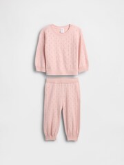Gap Pink Soft Touch Pointelle Outfit Set (0-24mths) - Image 1 of 3