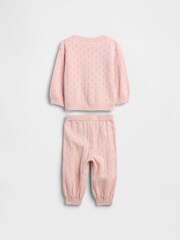 Gap Pink Soft Touch Pointelle Outfit Set (0-24mths) - Image 2 of 3