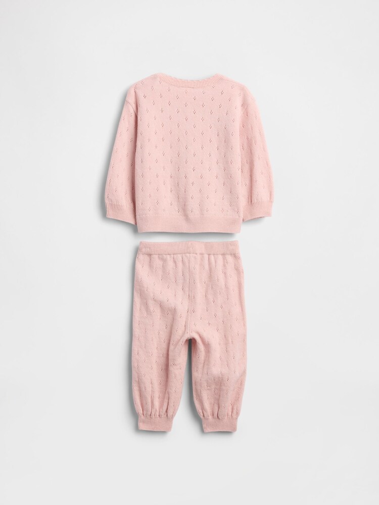Gap Pink Soft Touch Pointelle Outfit Set (0-24mths) - Image 2 of 3