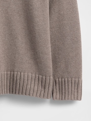 Gap Light Brown Cotton Oversized Jumper - Image 4 of 4