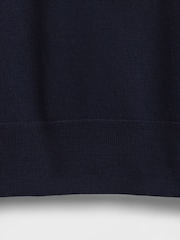 Gap Navy Blue Merino Crew Neck Sweatshirt - Image 4 of 4
