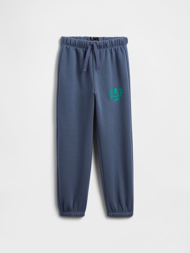 Gap Blue Disney Mickey Mouse Relaxed Logo Pull On Joggers (6mths-5yrs) (6mths-5yrs) - Image 1 of 3
