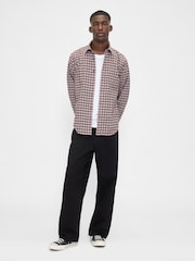Gap Pink/Black Check Oxford Shirt - Image 3 of 4