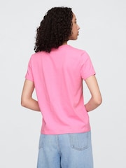 Gap Pink Favourite Crew Neck Short Sleeve T-Shirt - Image 2 of 5