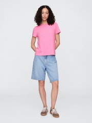 Gap Pink Favourite Crew Neck Short Sleeve T-Shirt - Image 3 of 5