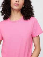 Gap Pink Favourite Crew Neck Short Sleeve T-Shirt - Image 4 of 5