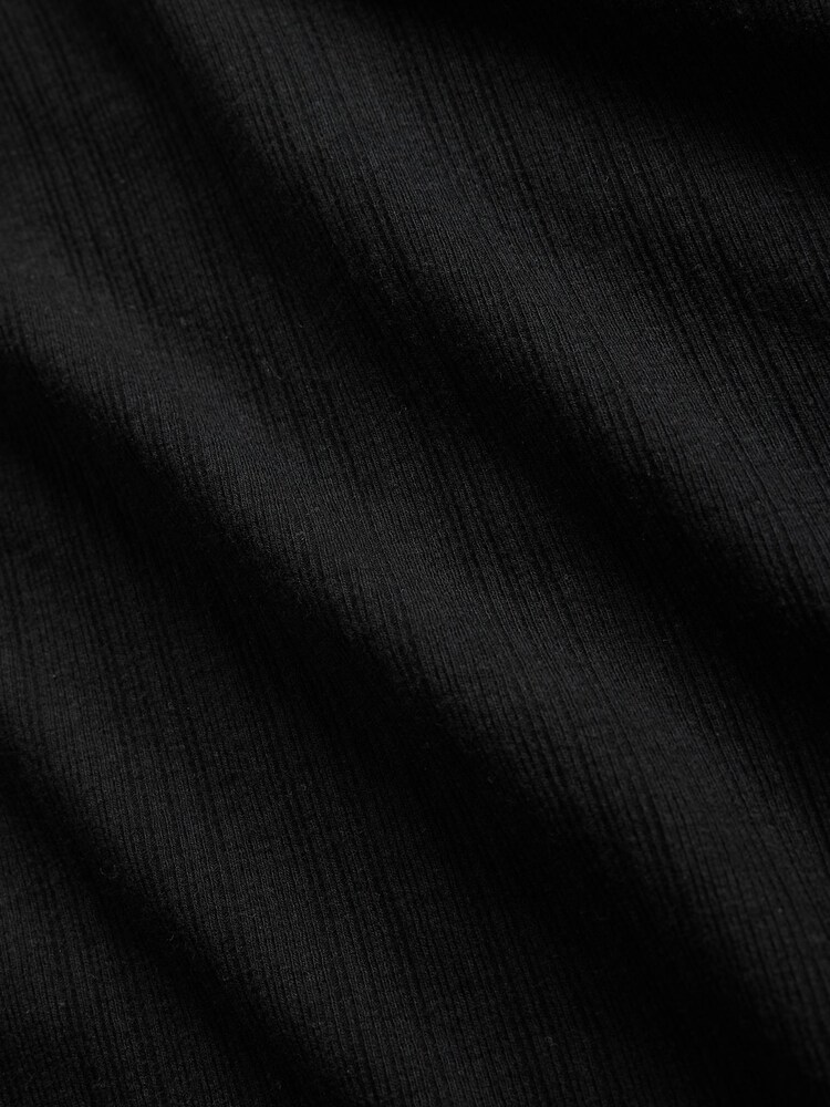 Gap Black Sheer Modern Rib T-Shirt - Image 4 of 4