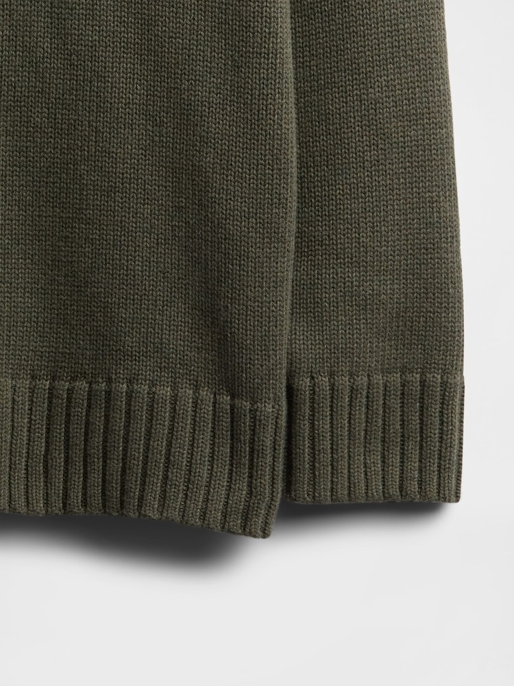 Gap Green Cotton Oversized Jumper - Image 4 of 4