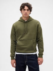 Gap Green Relaxed Mini-Logo Hoodie - Image 1 of 4