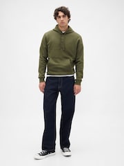 Gap Green Relaxed Mini-Logo Hoodie - Image 3 of 4