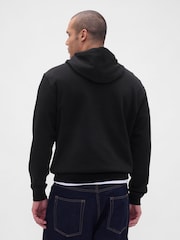 Gap Black Relaxed Mini-Logo Hoodie - Image 2 of 4