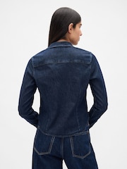 Gap Denim Fitted Crop Shirt - Bild 4 von 5