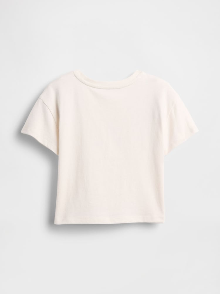 Gap Cream Relaxed Graphic Crew Neck T-Shirt (6mths-5yrs) (6mths-5yrs) - Image 2 of 2 Gap Cream Relaxed Graphic Crew Neck T-Shirt (6mths-5yrs) (6mths-5yrs) - Image 2 of 2
