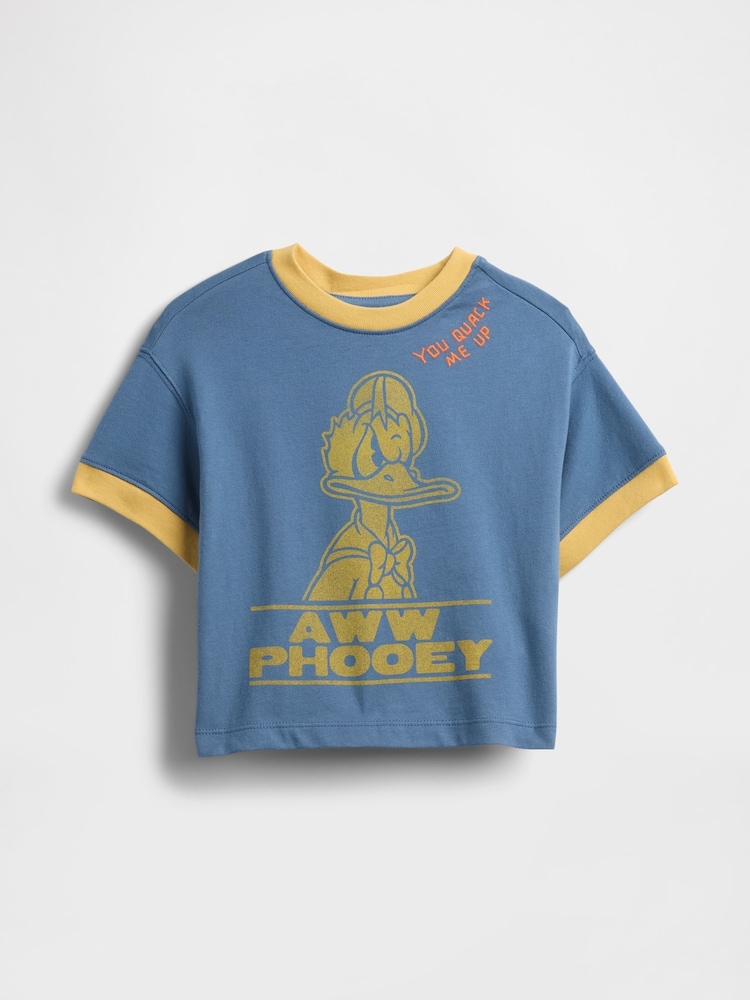 Svetlo modra - Gap Disney Graphic Crew Neck T-Shirt (6mths-5yrs) - Slika 1 iz 2