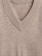 Gap Brown V-Neck Sweatshirt - Image 5 of 5