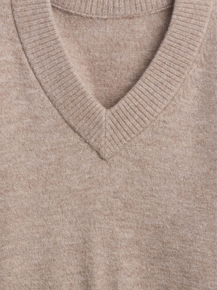 Gap Brown V-Neck Sweatshirt - Image 5 of 5