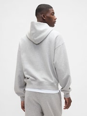 Gap Light Grey Oversized Heavyweight Hoodie - Image 2 of 4