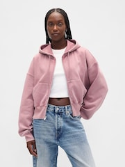 Rosa rubor - Gap Heritage Zip Up Hoodie - Imagen 1 de 4