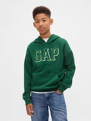 Gap Green Relaxed Logo Hoodie (4-13yrs) - Image 1 of 5