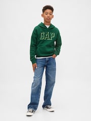 Gap Green Relaxed Logo Hoodie (4-13yrs) - Image 3 of 5