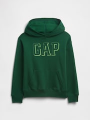 Gap Green Relaxed Logo Hoodie (4-13yrs) - Image 4 of 5